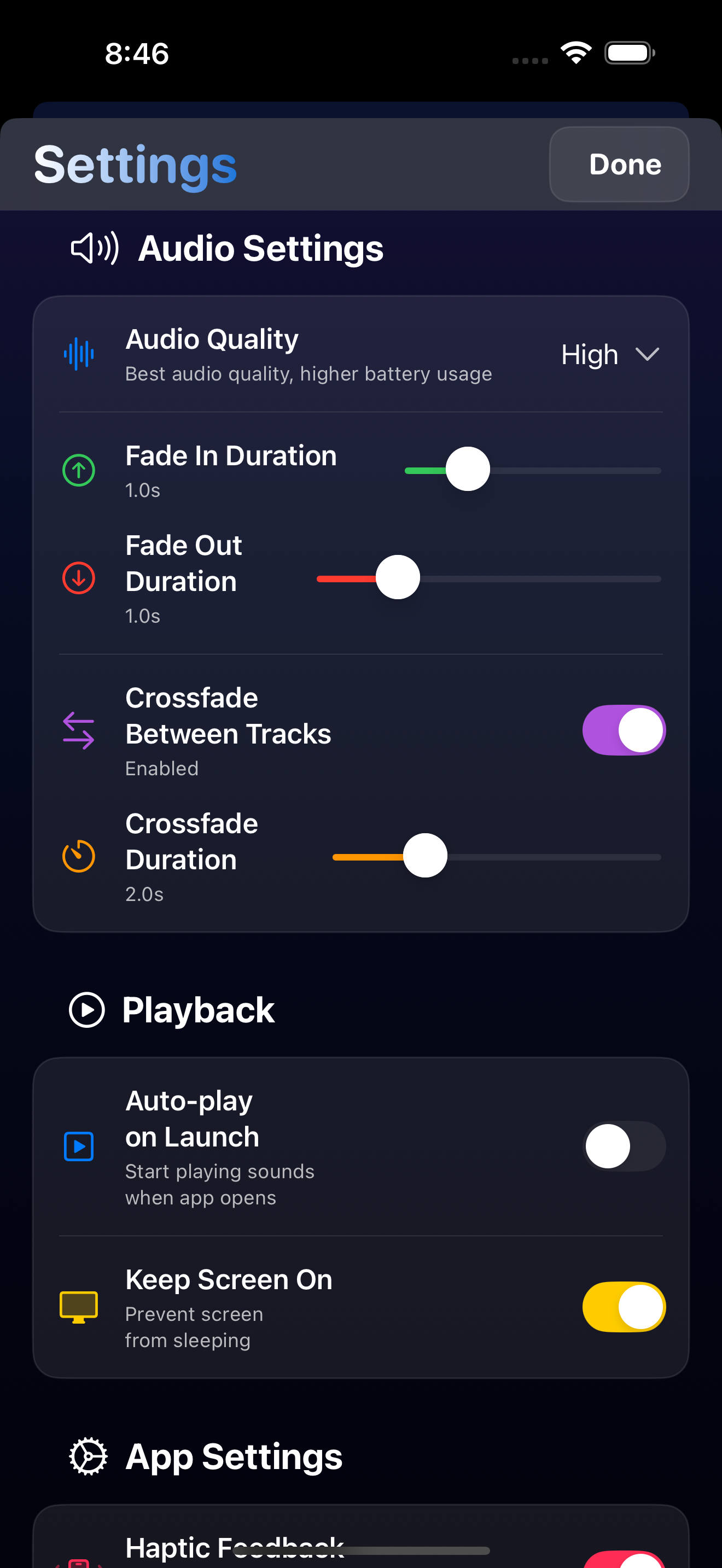 Dreamscape App - Presets
